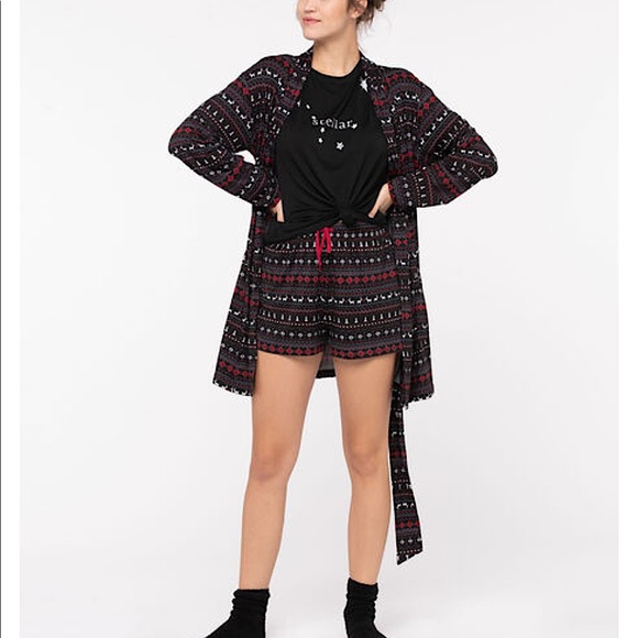 NWT Fair Isle Cozy Robe - Picture 7 of 12